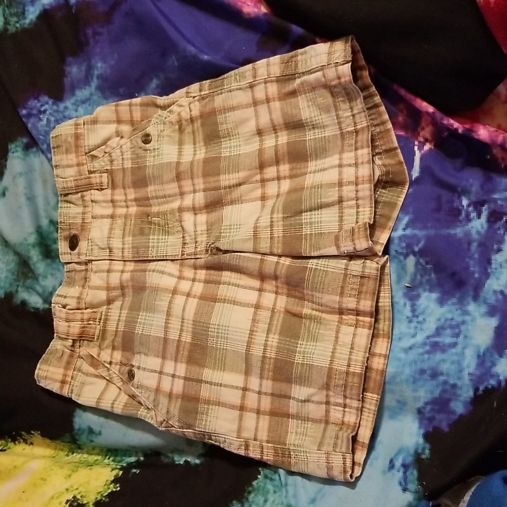 Plaid shorts